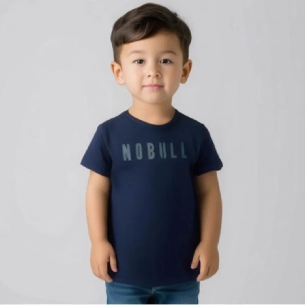 NWT NOBULL Kid’s Tee - Various Sizes - Navy - Picture 2 of 4